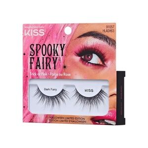 NIB KISS Spooky Fairy Halloween Limited Edition False Lashes Dark Fairy Black